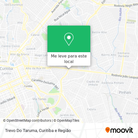 Trevo Do Taruma mapa