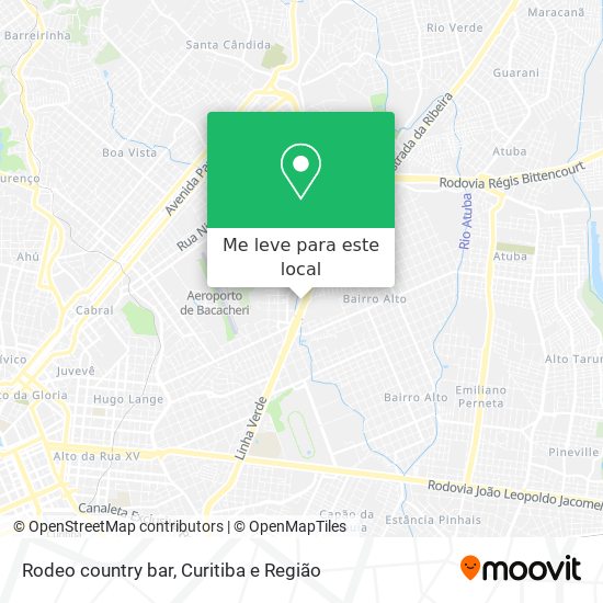 Rodeo country bar mapa