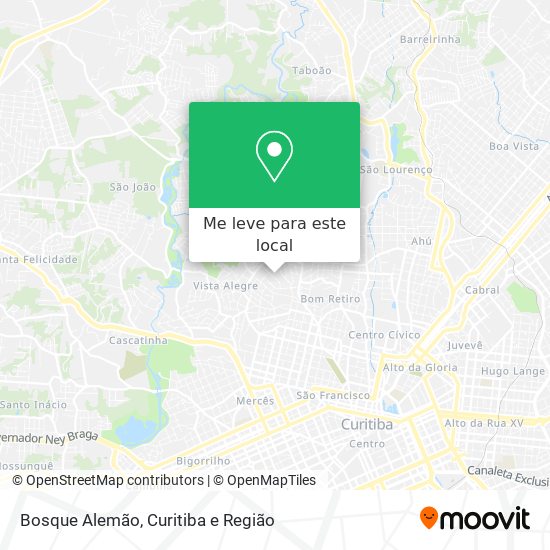 Bosque Alemão mapa