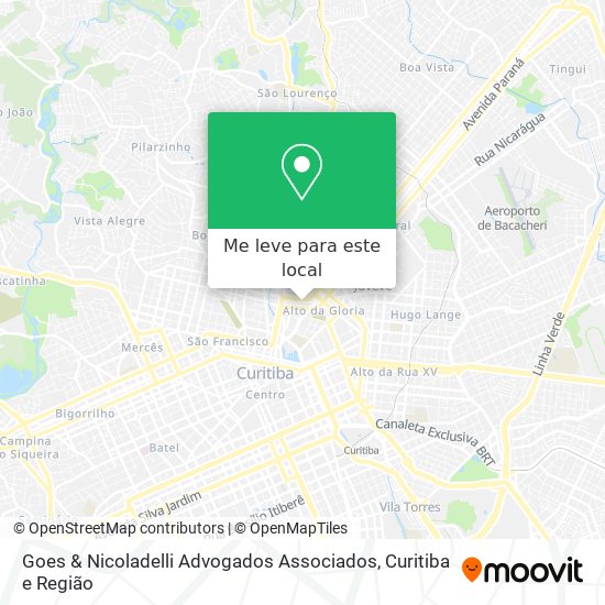 Goes & Nicoladelli Advogados Associados mapa