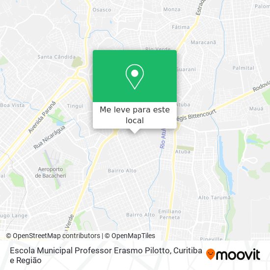 Escola Municipal Professor Erasmo Pilotto mapa