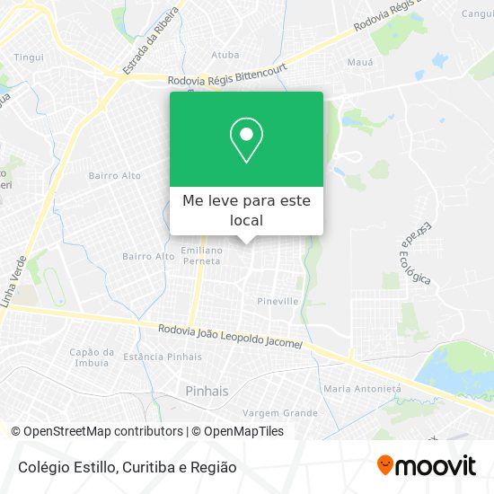 Colégio Estillo mapa