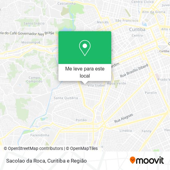 Sacolao da Roca mapa