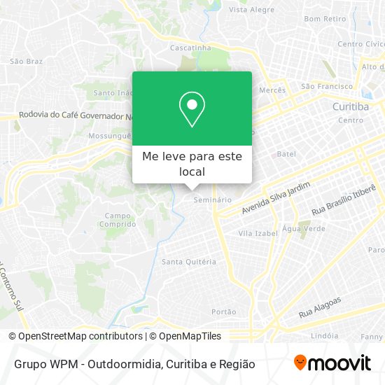 Grupo WPM - Outdoormidia mapa