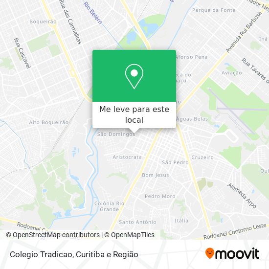 Colegio Tradicao mapa