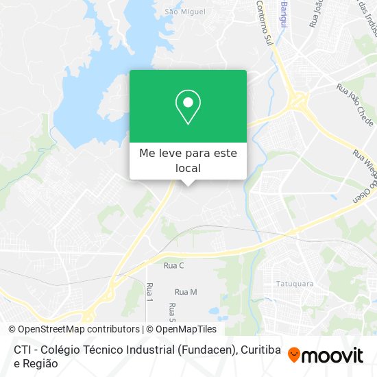 CTI - Colégio Técnico Industrial (Fundacen) mapa