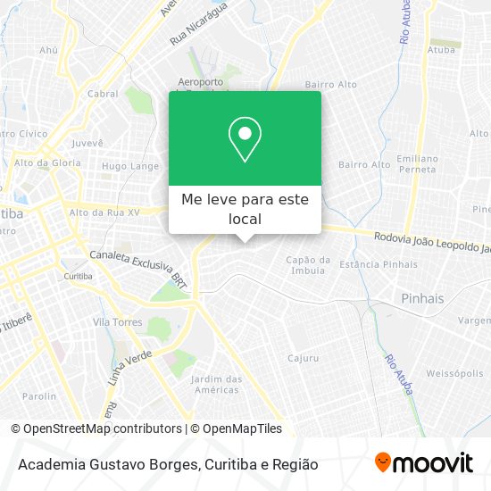 Academia Gustavo Borges mapa