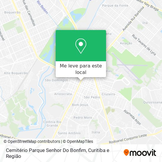 Cemitério Parque Senhor Do Bonfim mapa