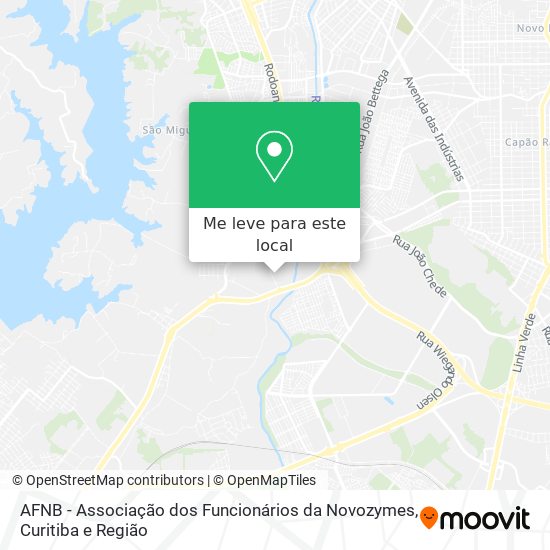 AFNB - Associação dos Funcionários da Novozymes mapa