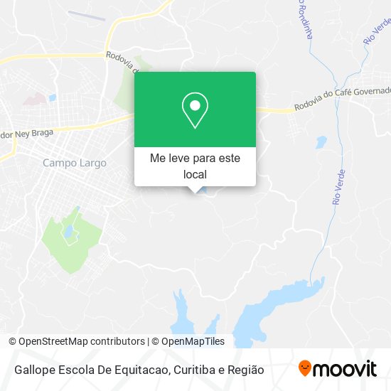 Gallope Escola De Equitacao mapa