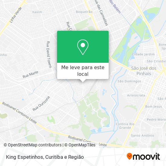 King Espetinhos mapa