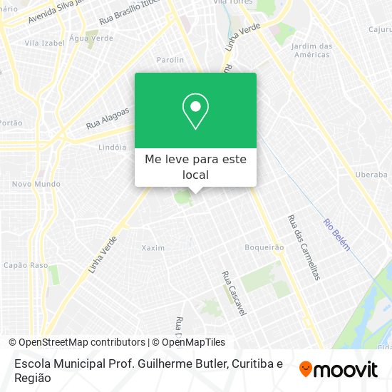 Escola Municipal Prof. Guilherme Butler mapa