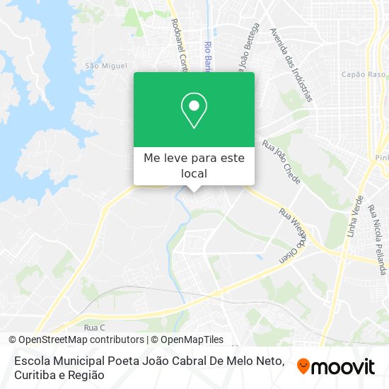 Escola Municipal Poeta João Cabral De Melo Neto mapa