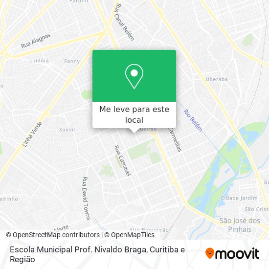 Escola Municipal Prof. Nivaldo Braga mapa