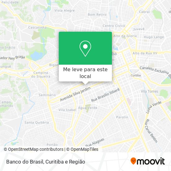 Banco do Brasil mapa