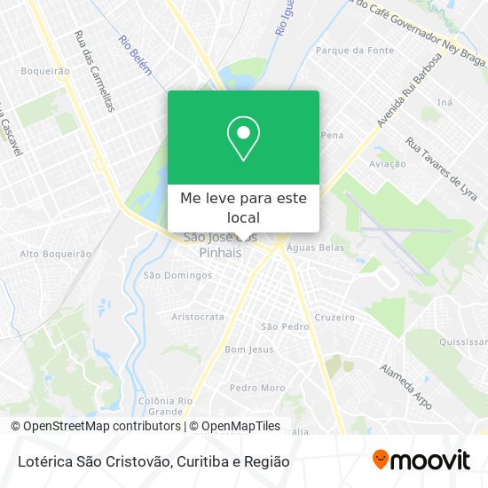 Lotérica São Cristovão mapa