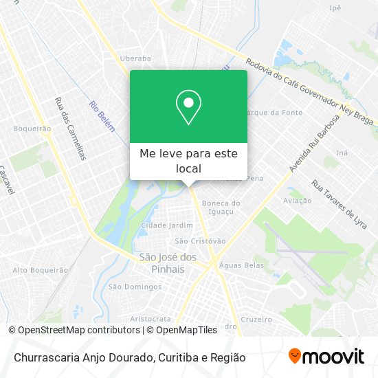 Churrascaria Anjo Dourado mapa