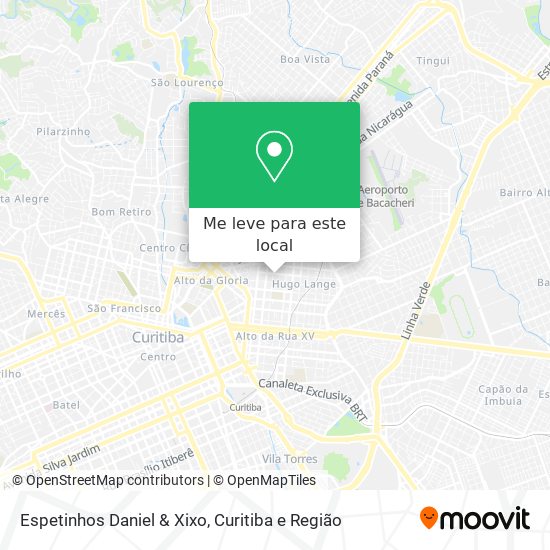 Espetinhos Daniel & Xixo mapa