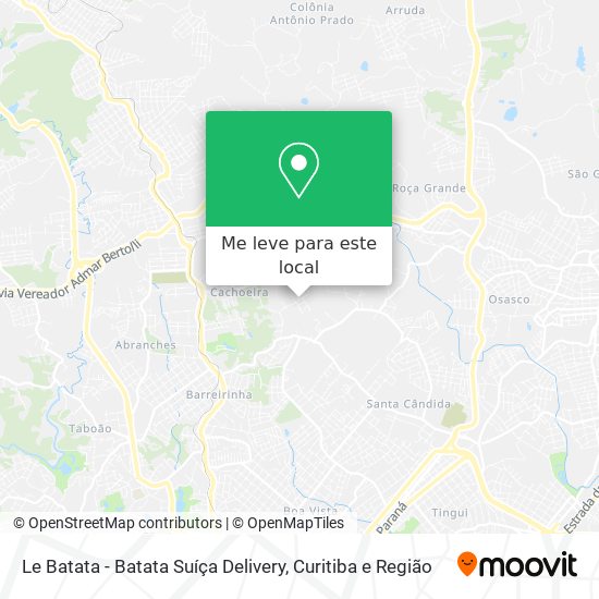 Le Batata - Batata Suíça Delivery mapa