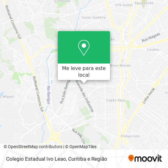 Colegio Estadual Ivo Leao mapa