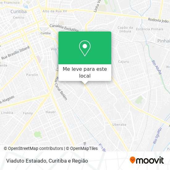 Viaduto Estaiado mapa