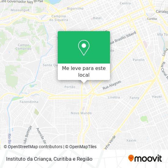 Instituto da Criança mapa