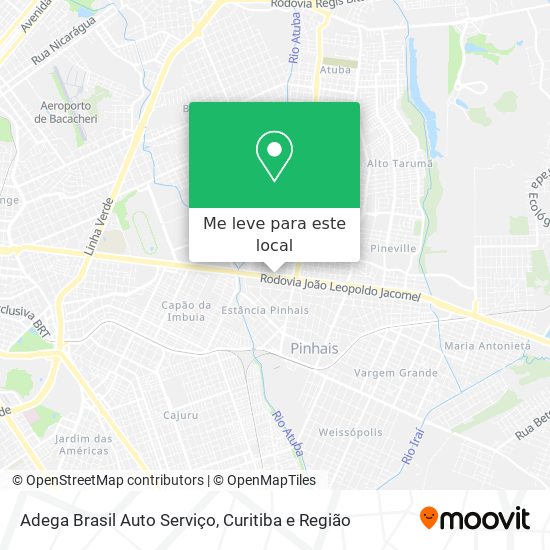 Adega Brasil Auto Serviço mapa