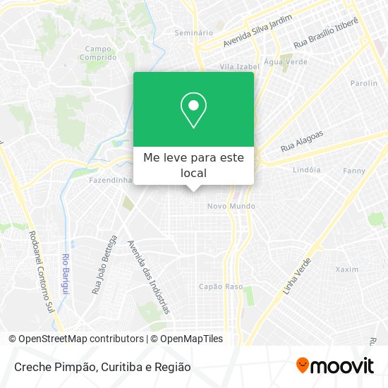 Creche Pimpão mapa