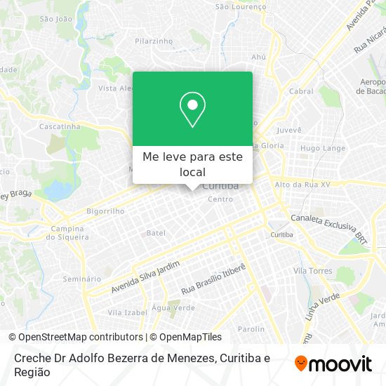 Creche Dr Adolfo Bezerra de Menezes mapa