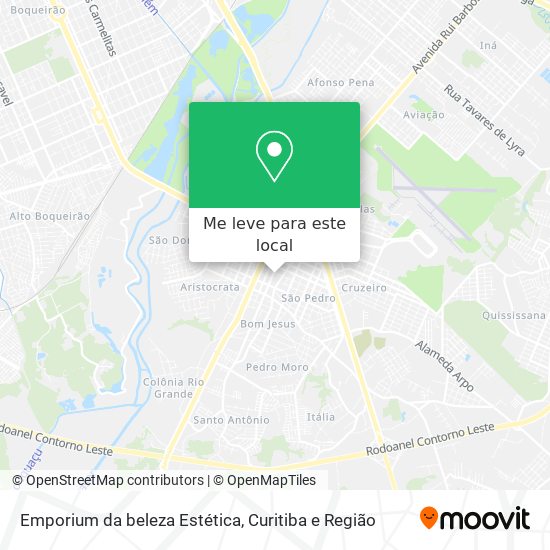 Emporium da beleza Estética mapa