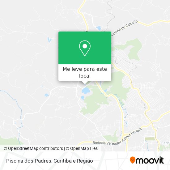 Piscina dos Padres mapa