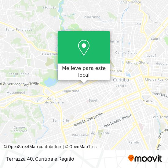 Terrazza 40 mapa