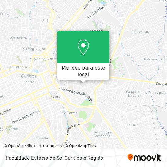 Faculdade Estacio de Sá mapa