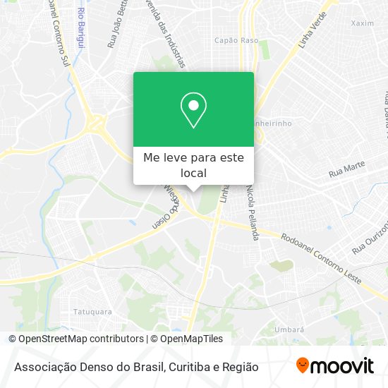 Associação Denso do Brasil mapa