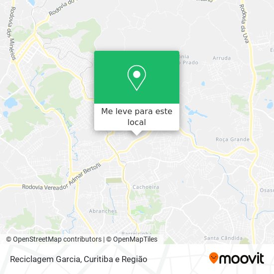 Reciclagem Garcia mapa
