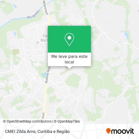 CMEI Zilda Arns mapa