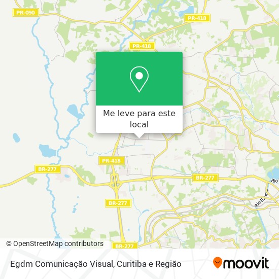 Egdm Comunicação Visual mapa