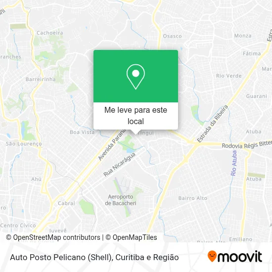 Auto Posto Pelicano (Shell) mapa