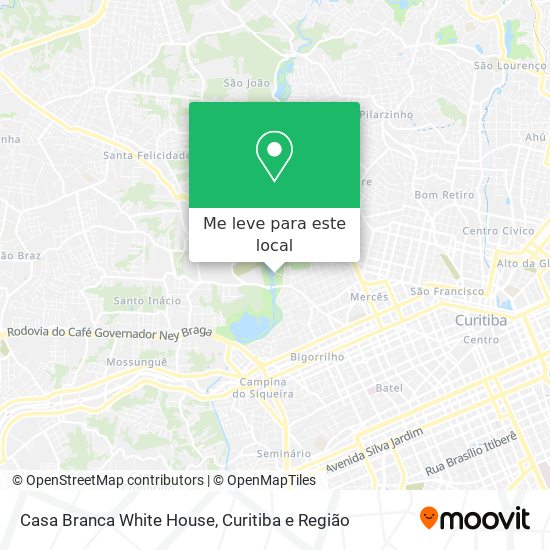 Casa Branca White House mapa