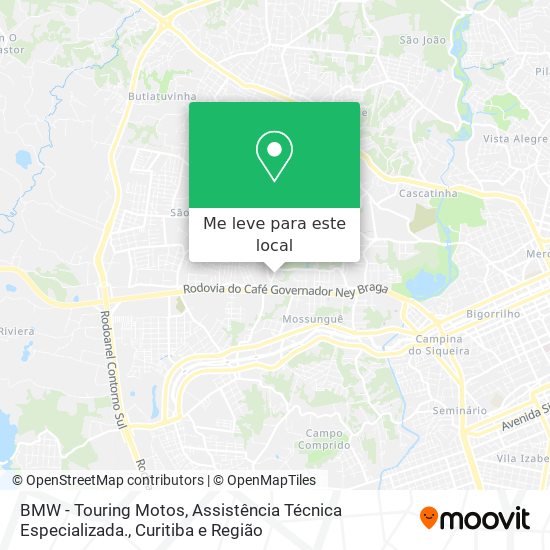 BMW - Touring Motos, Assistência Técnica Especializada. mapa