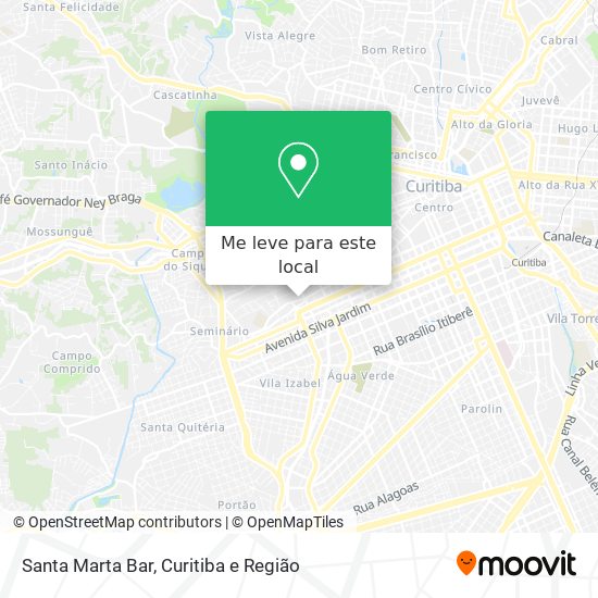 Santa Marta Bar mapa