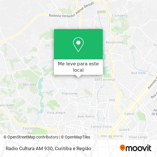 Radio Cultura AM 930 mapa