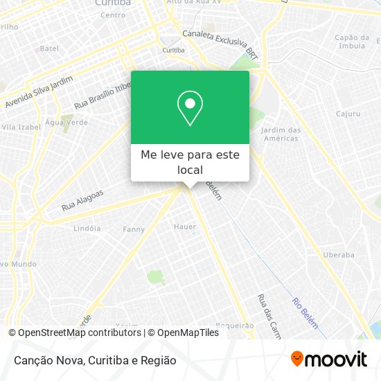 Canção Nova mapa