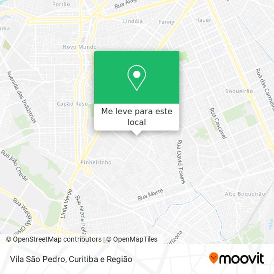 Vila São Pedro mapa