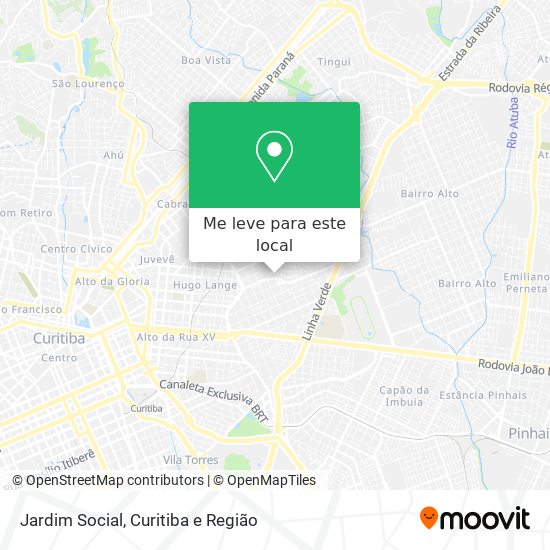 Jardim Social mapa