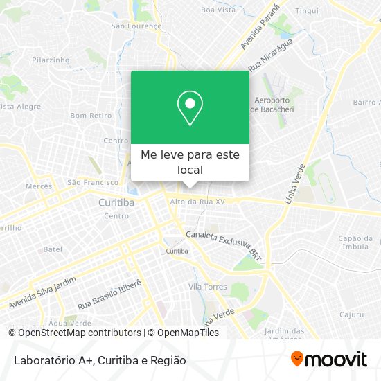 Laboratório A+ mapa