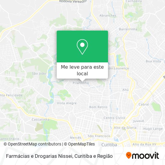 Farmácias e Drogarias Nissei mapa