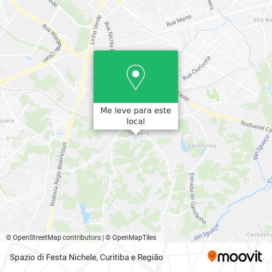Spazio di Festa Nichele mapa