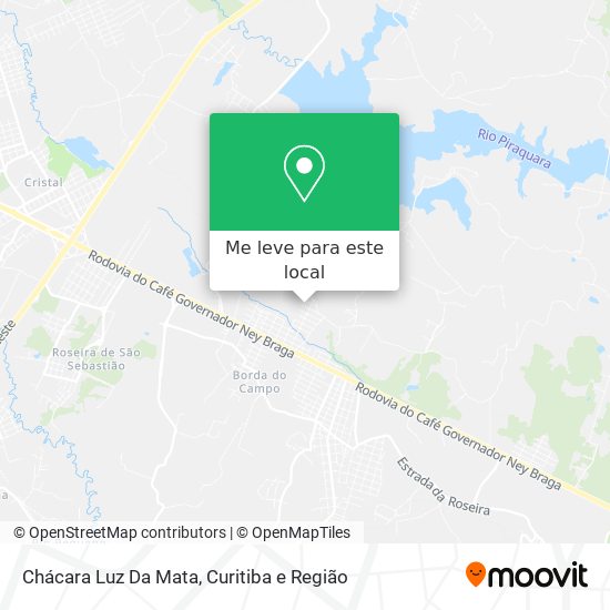 Chácara Luz Da Mata mapa