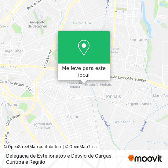 Delegacia de Estelionatos e Desvio de Cargas mapa